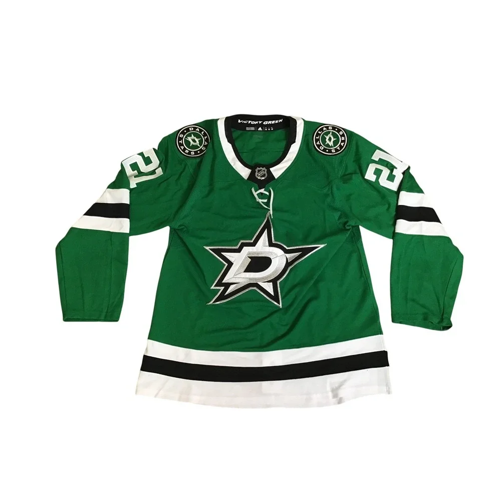 Adidas Victory Green Dallas Stars Robertson #21 Signed Authentic Jersey Size 52
